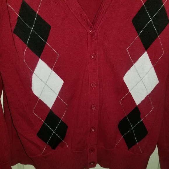 Plus size argyle sweater - Picture 3 of 3